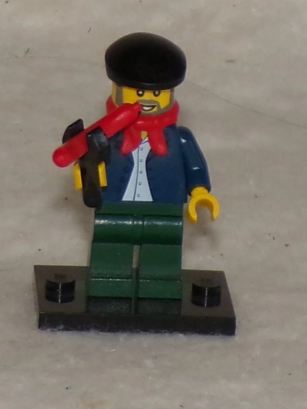 Lego Hot dog sausage guy vendor man minifig